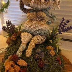 Handcrafted Multicolor Crochet Art Piece